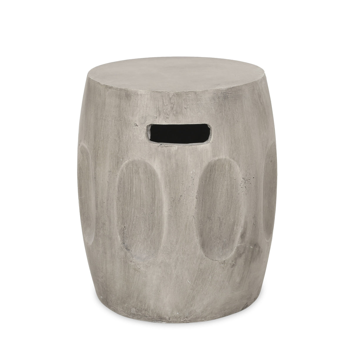 Ursa Indoor Contemporary Lightweight Concrete Accent Side Table by Christopher Knight Home