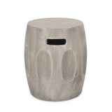 Ursa Indoor Contemporary Lightweight Concrete Accent Side Table by Christopher Knight Home