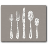 Utensils 20x16 Gallery Wrapped Stretched Canvas