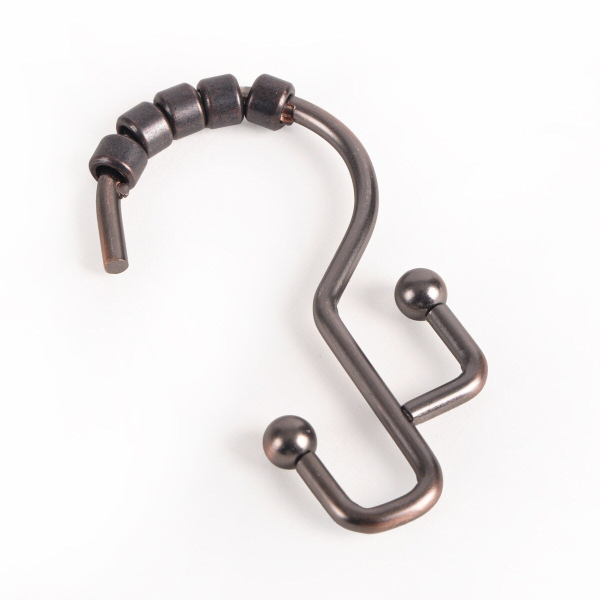 Utopia Alley Shower Hooks - Double Shower Curtain Rings for Bathroom - Set of 12, Oil Rubbed Bronze - Oil Rubbed Bronze