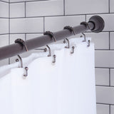 Utopia Alley Shower Hooks - Double Shower Curtain Rings for Bathroom - Set of 12, Oil Rubbed Bronze - Oil Rubbed Bronze