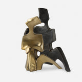 Uttermost Affection Bronze Gold Sculpture, Set of 2 - 8.25'' H X 8'' W X 2.75'' D