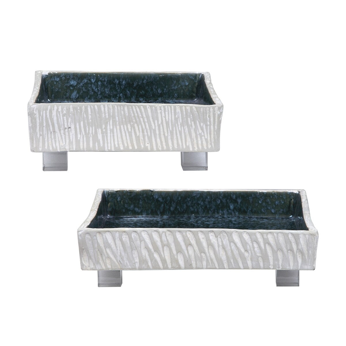 Uttermost Ambretta Square Bowls (Set of 2)