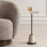 Uttermost Arthur Crystal Drink Table - 23'' H X 10'' W X 10'' D