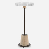 Uttermost Arthur Crystal Drink Table - 23'' H X 10'' W X 10'' D