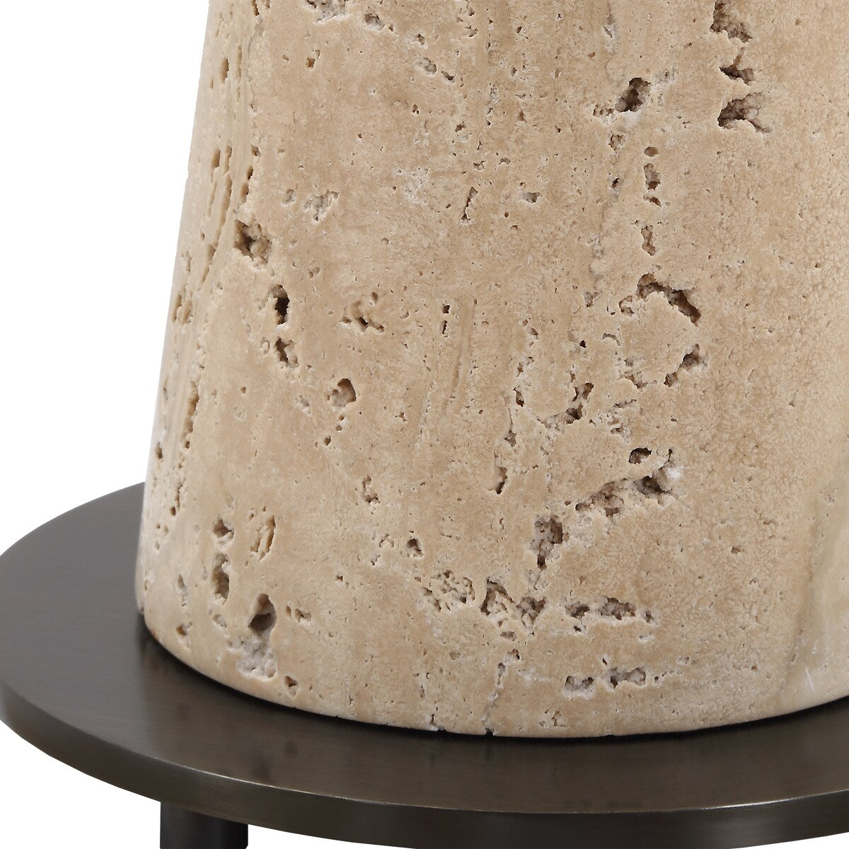 Uttermost Arthur Crystal Drink Table - 23'' H X 10'' W X 10'' D