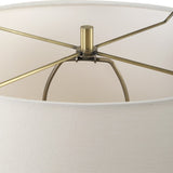 Uttermost Aubrey Travertine Table Lamp - 24.5" H X 16" W X 16" D