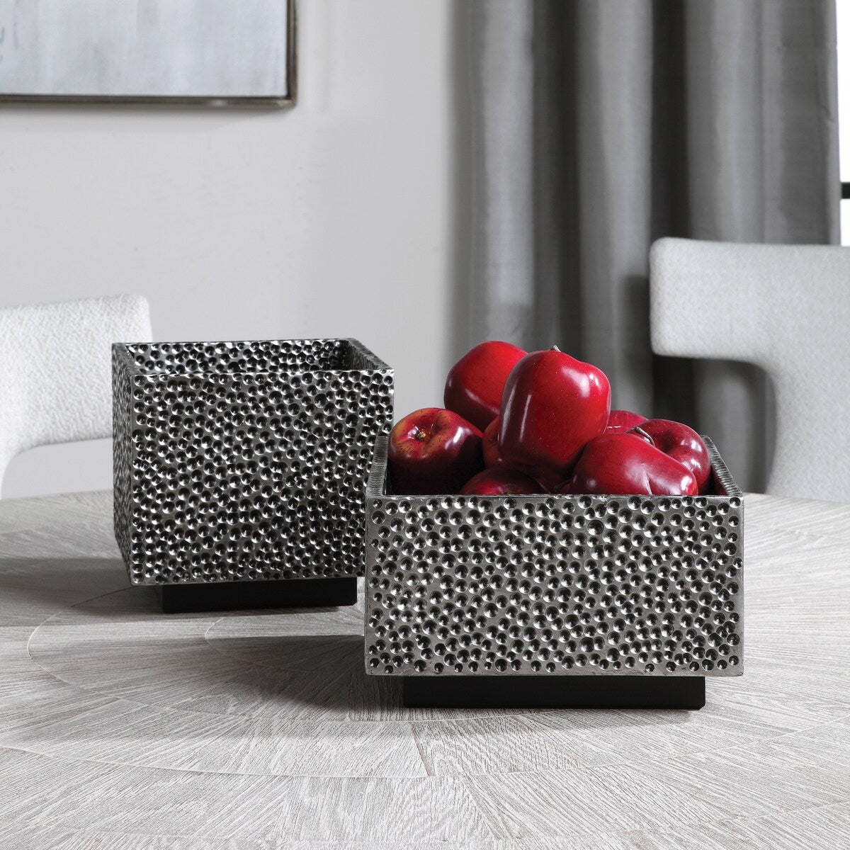 Uttermost Bram Modern Square Bowls (Set of 2)