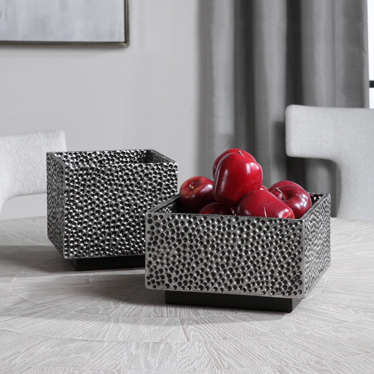 Uttermost Bram Modern Square Bowls (Set of 2)