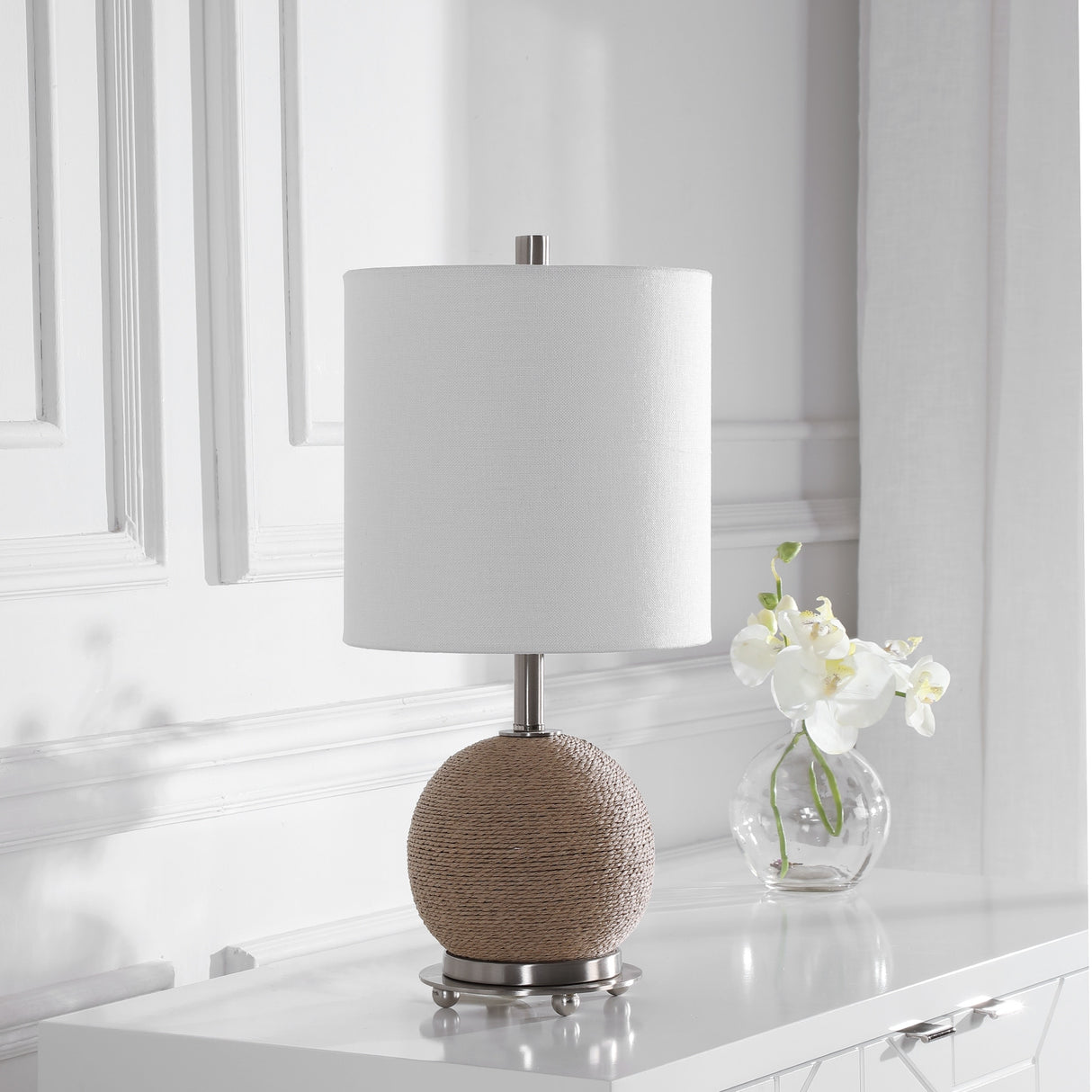 Uttermost Captiva Natural Rattan Accent Lamp