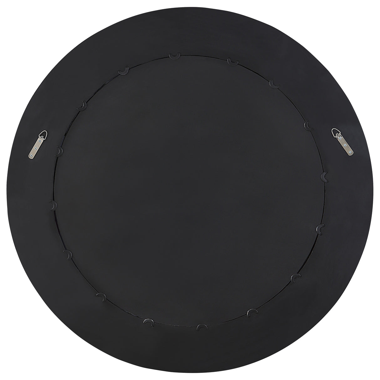 Uttermost Caribou Dark Espresso Round Mirror - 41.375" dia