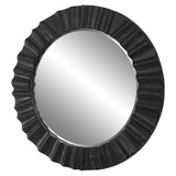 Uttermost Caribou Dark Espresso Round Mirror - 41.375" dia