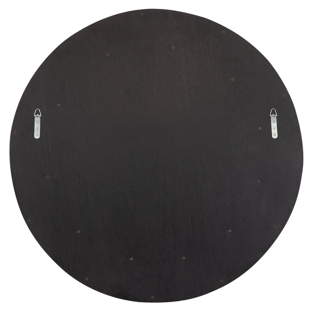 Uttermost Dutton Dark Walnut Round Mirror - 36"W x 36"H x 1.5"D