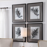 Uttermost Eucalyptus Leaves Framed Prints (Set of 4) - Grey