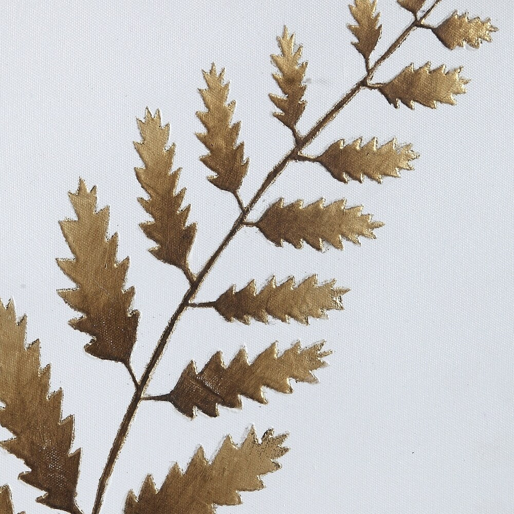 Uttermost Forest Ferns Gold Hand Painted Arts (Set of 4) - White