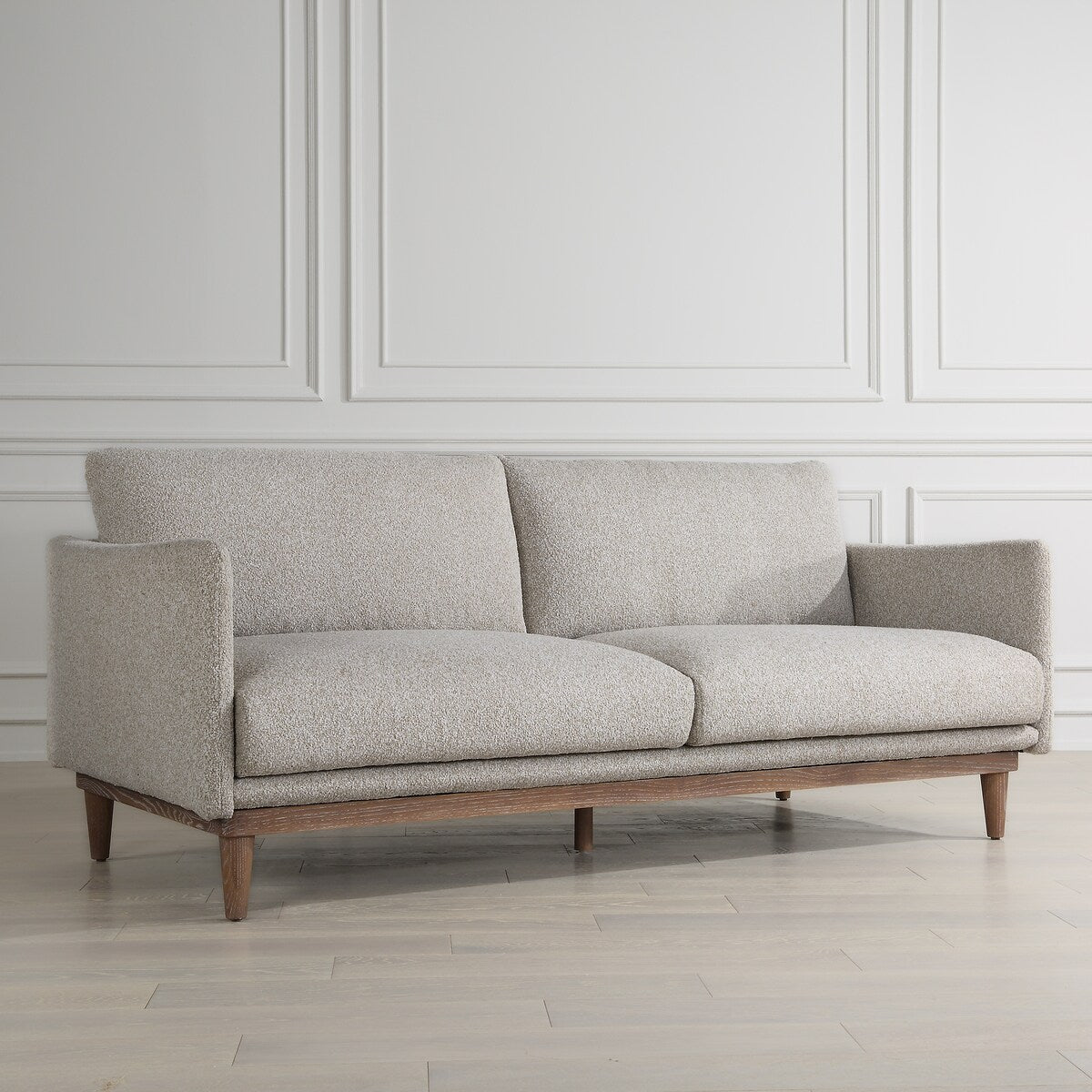 Uttermost Freefall Gray Ceruse Sofa - 33"Hx 83"Wx 36.25 "D