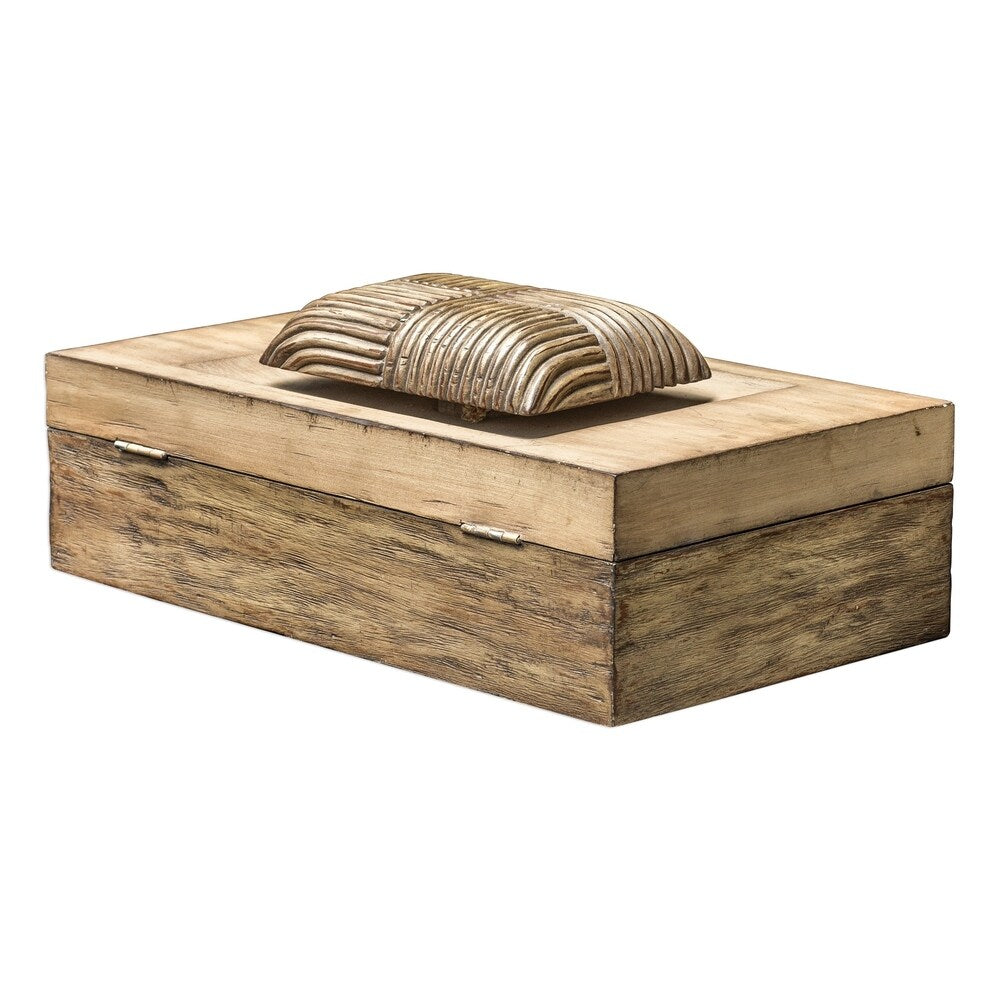 Uttermost Jaxon Mahogany Wood Box
