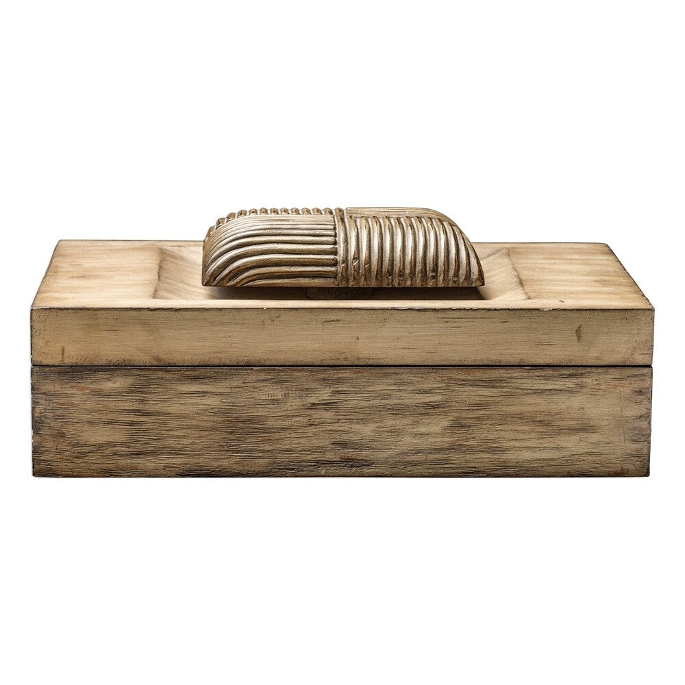 Uttermost Jaxon Mahogany Wood Box