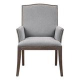 Uttermost Lantry Stony Grey Accent Chair