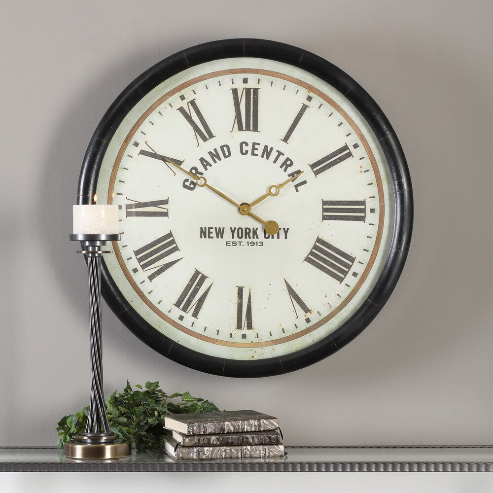 Uttermost Leonor Grand Central Wall Clock