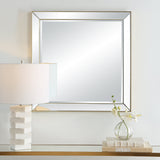 Uttermost Lytton Gold Square Mirror - 28"W X 28"H X 1"D