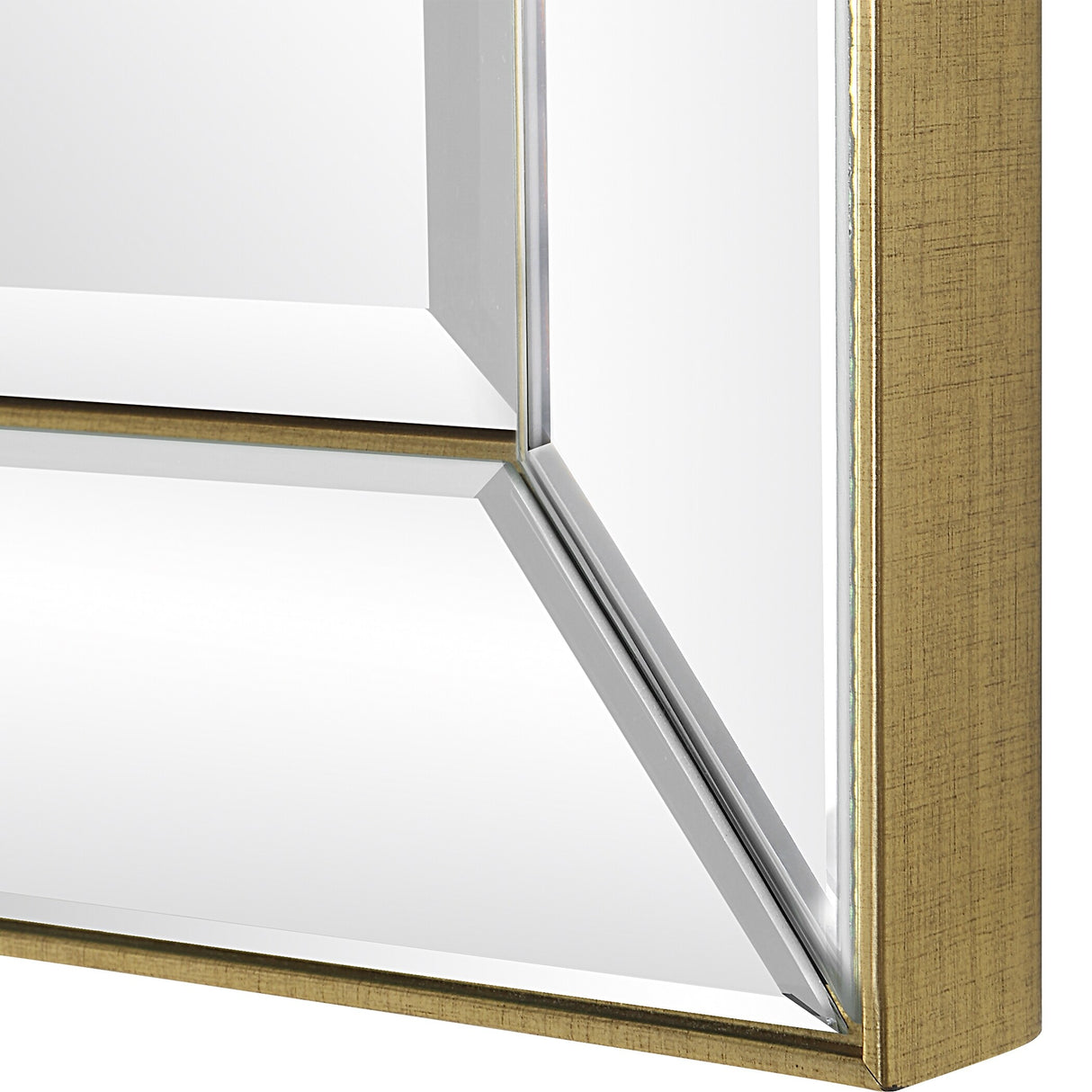 Uttermost Lytton Gold Square Mirror - 28"W X 28"H X 1"D