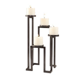 Uttermost Natalie Aged Steel Stepped Candleholder