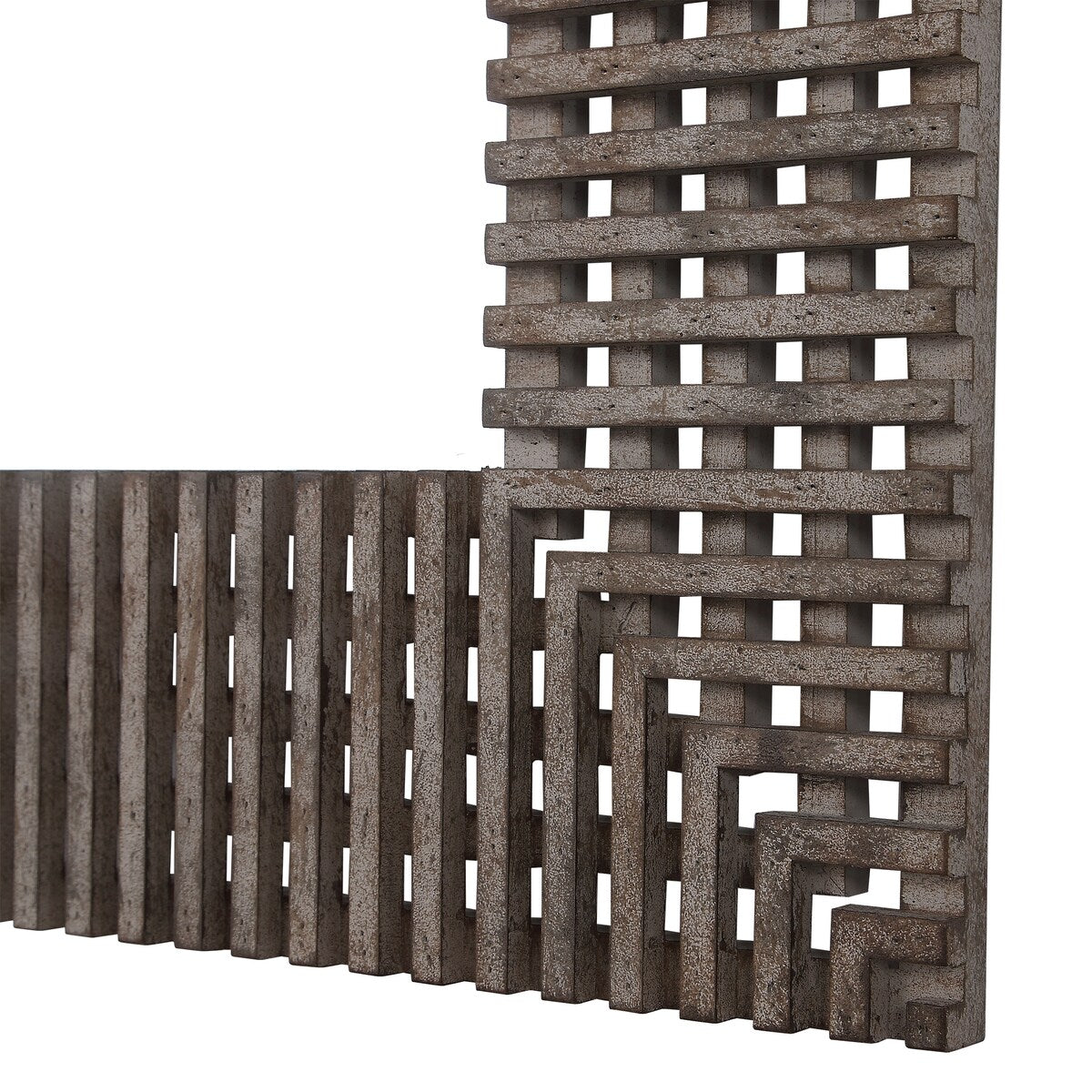 Uttermost Tarquin Crosshatched Mirror