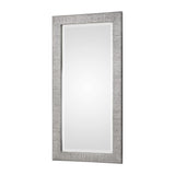 Uttermost Tulare Metallic Silver Wall Mirror - 24x48x1