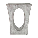 Uttermost Vernen Aged White Accent Table