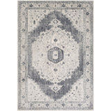 Uzziah Oriental Traditional Area Rug - 6'7" x 9'