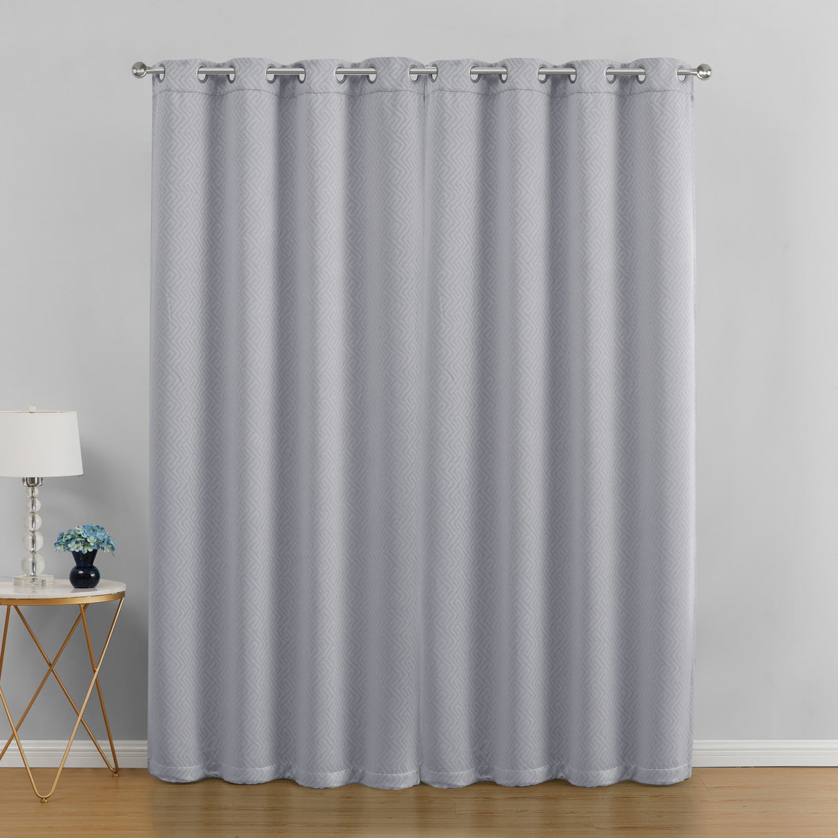 VCNY Home Zoe Geometric Grommet Blackout Curtain Panel - 52" x 90"