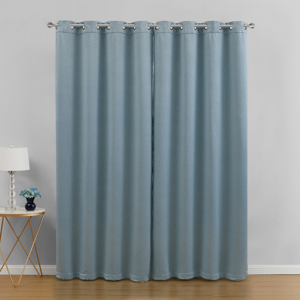 VCNY Home Zoe Geometric Grommet Blackout Curtain Panel - 52" x 90"