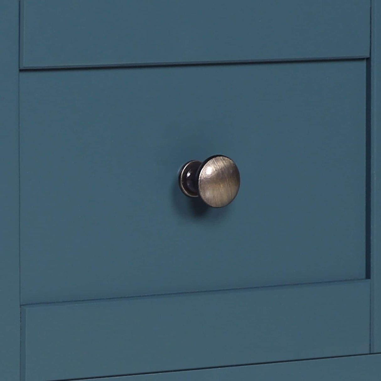 VEIKOUS Kitchen Buffet Sideboard Storage Cabinet with 2 Glass Doors and 4 Drawers