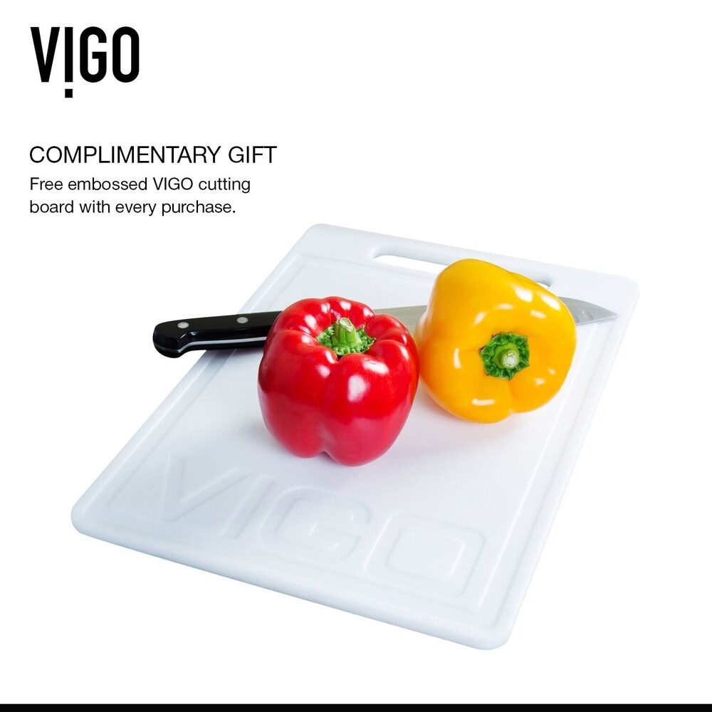 VIGO 24-inch Crown Apron Front Matte StoneTM Farmhouse Sink and Brant Pull-Down Faucet in Matte Black