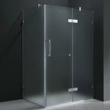 VIGO 32 x 48 Frameless 3/8" Frosted Shower Enclosure