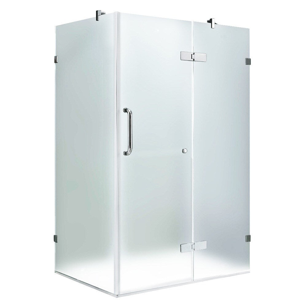 VIGO 32 x 48 Frameless 3/8" Frosted Shower Enclosure