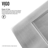 VIGO Chisholm 36-inch Double Bowl Kitchen Sink and Edison Faucet Set
