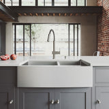 VIGO Chisholm Stainless Steel Kitchen Sink and Lincroft Faucet Set