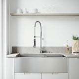 VIGO Chisholm Stainless Steel Kitchen Sink and Zurich Faucet Set