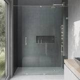 VIGO Ryland Clear Adjustable Frameless Sliding Shower Door