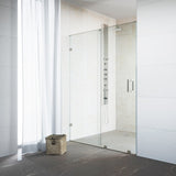 VIGO Ryland Clear Adjustable Frameless Sliding Shower Door