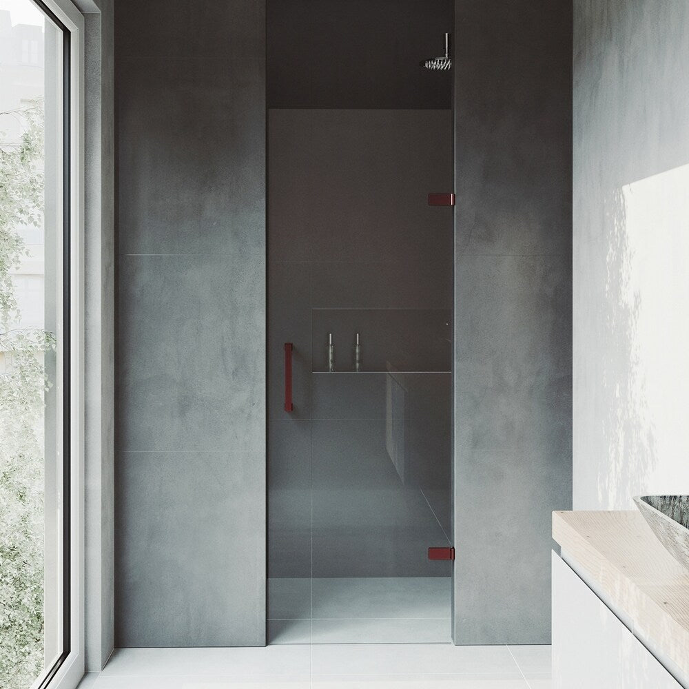 VIGO Soho Clear Adjustable Frameless Shower Door