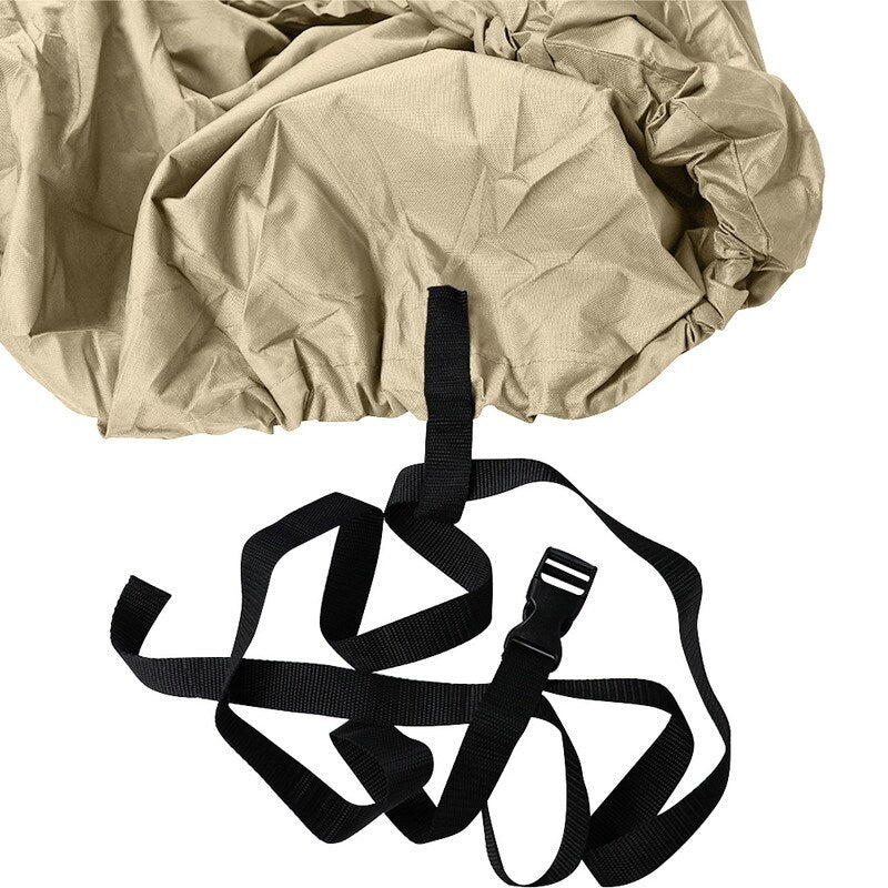 VINGLI Boat Sail Cover Heavy Duty 600D Polyester Waterproof UV Resistant