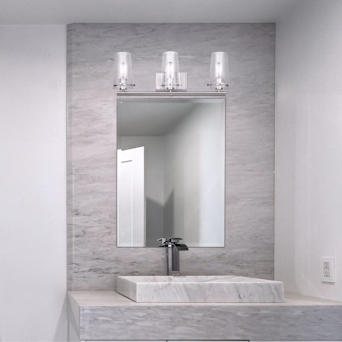 VIVIEN Brushed Nickel Vanity