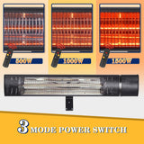 Indoor/Outdoor 1500 Watt Infrared Heater -BY VQVG - N/A