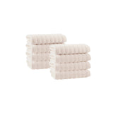 Vague Turkish Cotton 8 pcs Wash Towels - 12x12 inches