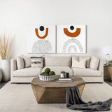 Valence Beige Throw Pillow Sectional Piece - 17.91 x0.39 x17.91