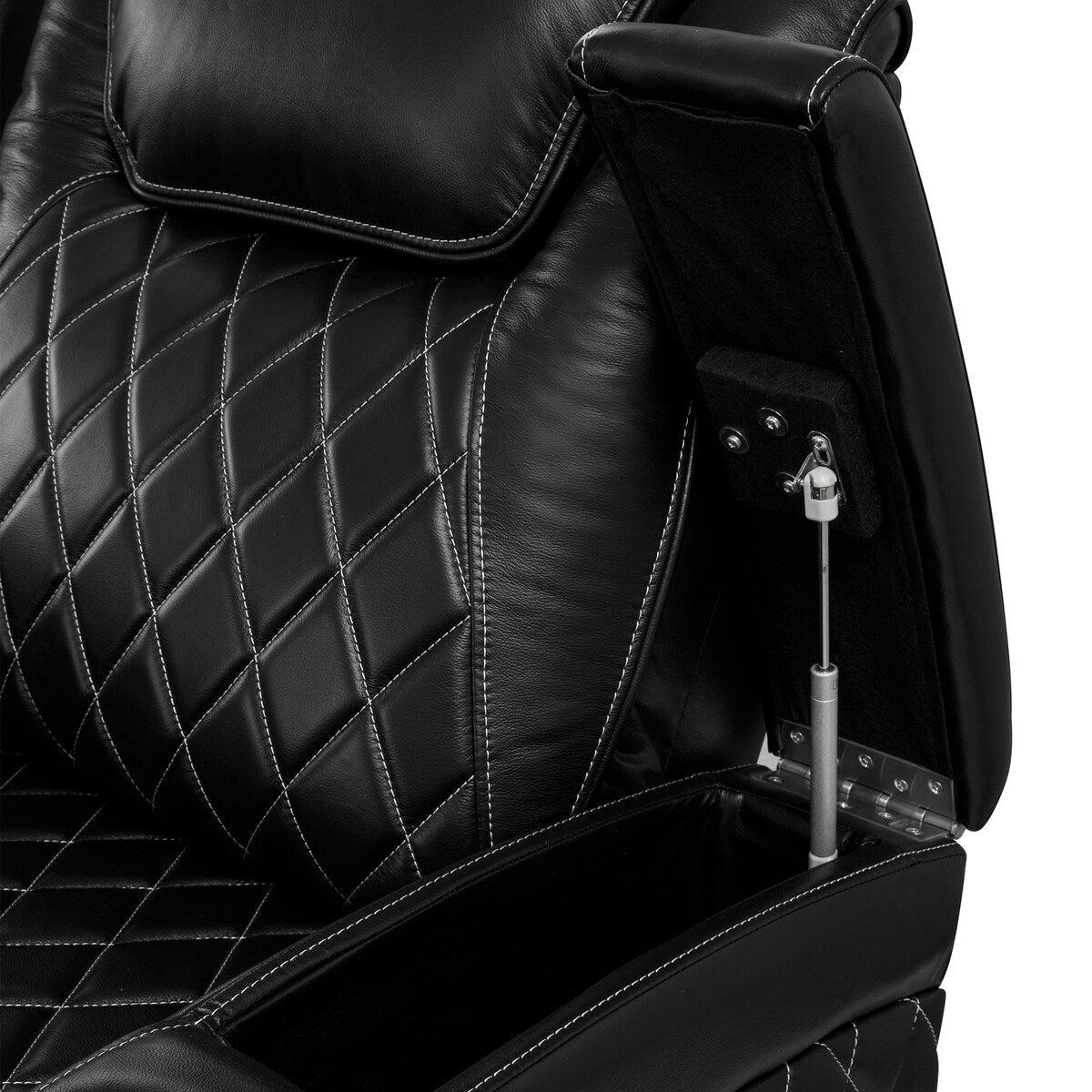 Valencia Oslo XL Top Grain Nappa 11000 Leather Home Theater Seating Power Recliner Row of 3 Black