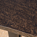 Valencia Outdoor Rectangle Light Weight Concrete Dining Table by Christopher Knight Home - 70.25"L x 35.25"W x 29.50"H